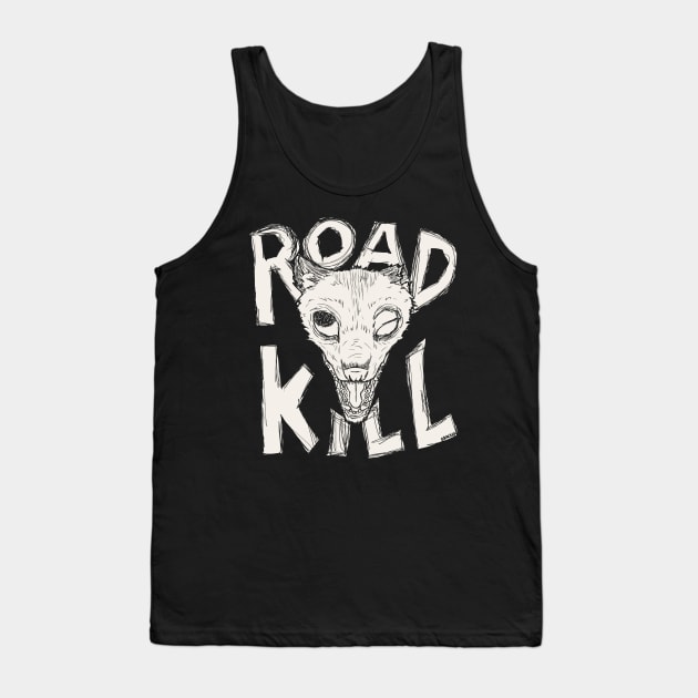 Road Kill (Knockout Version) Tank Top by Jan Grackle